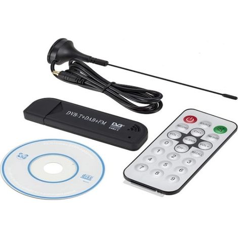 Sintonizador de TV USB 2.0 DVB-T + FM-DAB – Recepción de TV y radio digital (1/5)