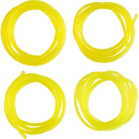 Durite Essence Set 4 Pièces Tuyau de Carburant Tuyau d\\'essence pour Souffleur Coupe-bordure Tronçonneuse Debroussailleuse, Tuyau de Carburant Flexible Très Résistant,Tronçonneuse Tondeuse (1/5)