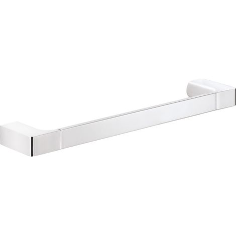 PORTA SALVIETTE DA PARETE IN OTTONE CROMATO MODELLO PIRENEI - DIM. CM (LXPXH): 60X6,6X2,5 - CROMATO  - GDY