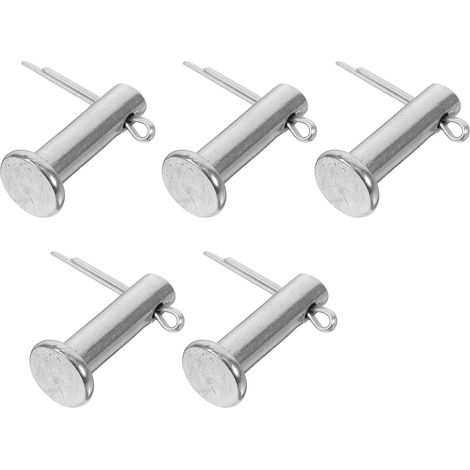 Lot de 5 goupilles cylindriques à tête plate percées 6 x 20 (1/5)