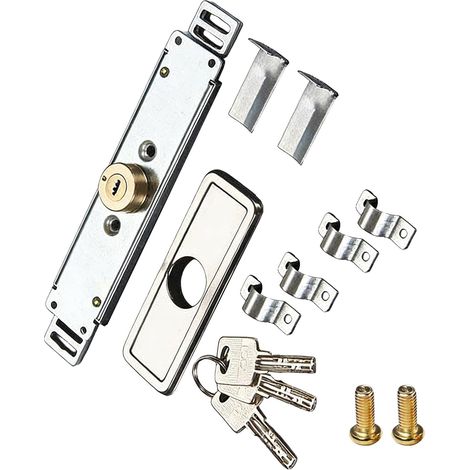 Verrous antivol épais pour porte de sécurité en fer pour garage et usage commercial (1/4)