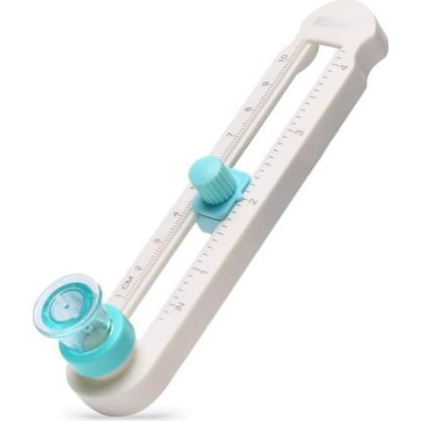 1 pièce Coupe-cercle, boussole de rotation 360°, diamètre réglable 2–20 cm, double échelle cm/pouces, pour loisirs créatifs et bureau (1/4)