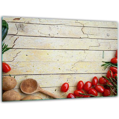 Tagliere in vetro temperato 30x22 cm in legno (1/5)