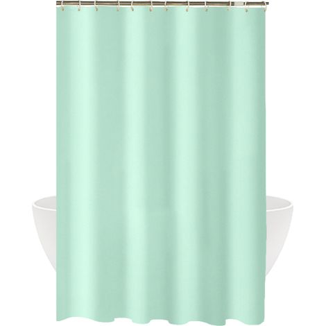 Rideau De Douche - Polyester Imperméable - Opacité Élevée - Pour Salle De Bain Et Séparation D'Espace - 80 X 180 Cm - 1 Pièce (1/5)