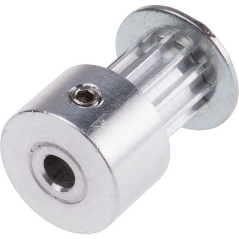 Poulie pour courroie crantée en Aluminium, acier zingué 12 dents , pas de 2mm, alésage 3mm ( Prix pour 1 ) (1/2)