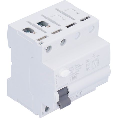 Disjoncteur différentiel GYL9 B 230V, protection fuite courant AC pulsé DC, interrupteur automatique résiduel efficace, disjoncteur modulaire haute sécurité. (1/5)