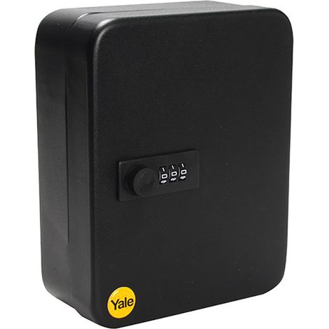 Yale Key Safe Box with Combination Lock (Model YKB/200/CB2) – Holds 20 Keys, Secure Storage for Keys in Multiple Languages
