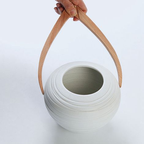 Étui de Mesure en Bois 30 cm pour Céramistes, Outil de Précision pour Tournage et Positionnement en Poterie (1/5)