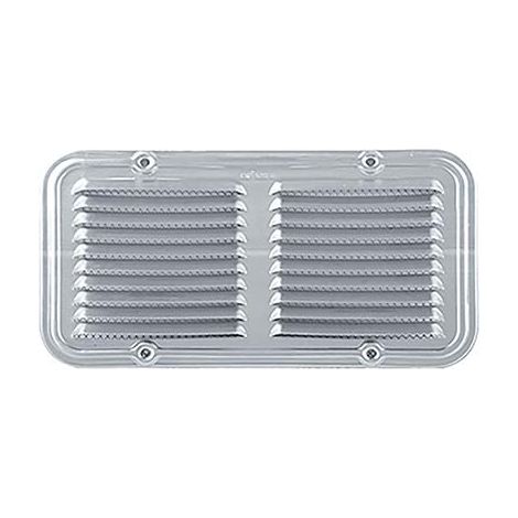 BOCCHETTA AERAZIONE ALLUMINIO RETTANGOLARE - MM 140X250- 5 pezzi