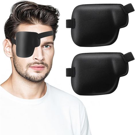 Lot de 2 masques de protection oculaire individuels  Masques de protection oculaire adaptés aux adultes et aux enfants (lot de 2, version œil gauche) (1/5)
