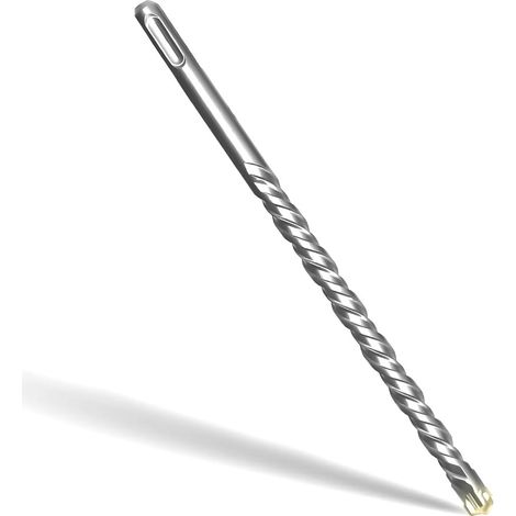 Foret SDS Plus 12mm x 200mm,avec 4 taillants en carbure et double vis, pour béton, pierre naturelle (1/5)
