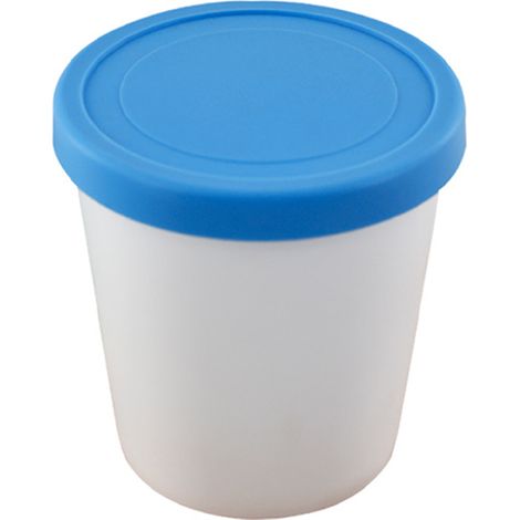 Ice Cream Container - 1 L - Freezer And Microwave Safe - Stackable With Silicone Lid - For Homemade Ice Cream Soup Storage - Set Of 2