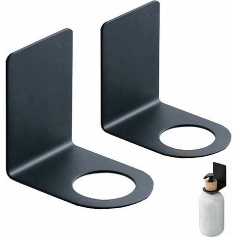 Distributeur de savon mural en acier inoxydable - Lot de 2 pour salle de bain