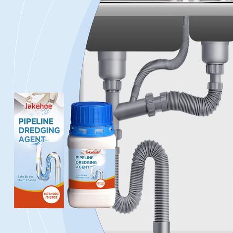 Abflussreiniger für Spülbecken, Abflussrohre, Küchen und Toiletten – löst Verstopfungen und beugt neuen vor – 100 g -- DE (1/5)