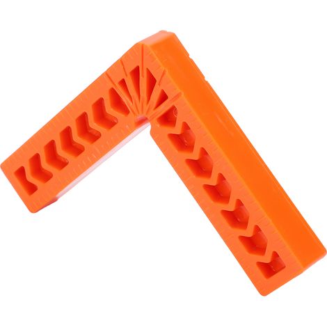 Équerre de positionnement auxiliaire à angle droit (90°), outil de travail du bois, équerre en plastique, fixateur d'angle, 10 cm (4 pouces) (1/5)