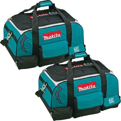 2x Makita LXT400 23"" 58cm LXT Heavy Duty Padded ToolBag Tool Bag +Shoulder Strap