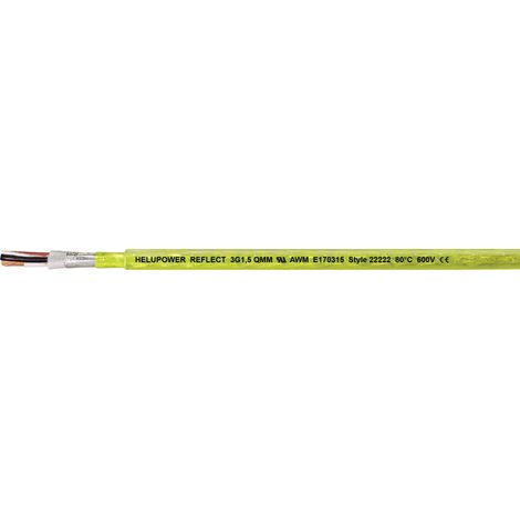 HELU HELUPOWER® REFLECT Câble de raccordement 5 G 2.5 mm² jaune transparent 17000815 Marchandise vendue au mètre Q102552