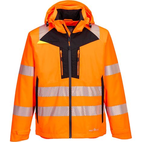 Veste de pluie haute visibilité DX4 Orange 3XL