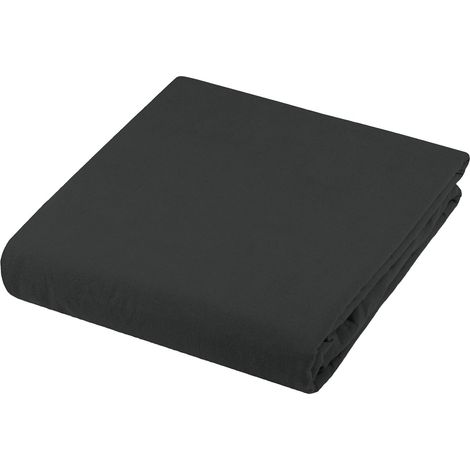 Housse de Couette Taille 240x220 cm 100% Coton Couleur Anthracite Modèle Cottage Linge de Lit pour Maison Doux et Confortable pour Nid Douillet (1/2)