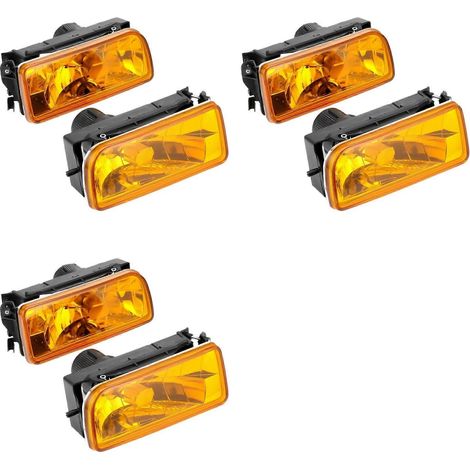 Feux antibrouillard E36 pour BMW M3 (E36) Série 3 1992-1999, ensemble de remplacement de 3 paires (lentille jaune) (1/5)