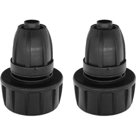 2 connecteurs de tuyau d'arrosage goutte à goutte, filetage femelle G3/4 vers adaptateur de robinet de jardin de 3/8", accessoires de tuyau goutte à goutte pour système d'irrigation de jardin (1/5)