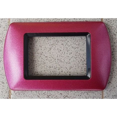 Trade Shop - PLATTEN ABS-PLATTEN KOMPATIBEL MIT PLATTEN DER LIVING INTERNATIONAL-SERIE - Metallic-Rosa