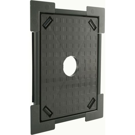Fliesenrahmen aus Kunststoff, lichtes Einbaumaß 315x315mm (1/5)