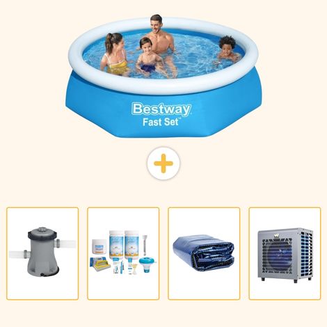 Bestway Bestway Fast Set Ronde - 244x61 cm - 5-pièces S302 (1/5)