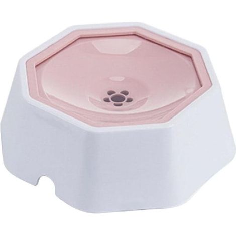royaluxe -Bol pour animaux de compagnie, bol flottant, abreuvoir, bouche non mouillée, éclaboussures d'eau, bol pour chat, sans arros, distribut d'eau, bol portable, bol d'eau pour animaux de compagni (1/5)