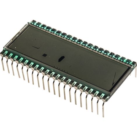Afficheur monochrome LCD RS PRO, 7 segments 1 ligne de 3-1/2 caractères ( Prix pour 1 )