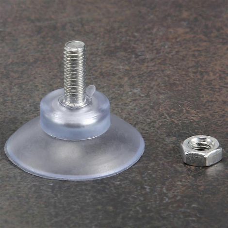 Lot de 10 ventouses de rechange en caoutchouc résistant pour plateaux de table en verre avec vis M6 bs (1/5)