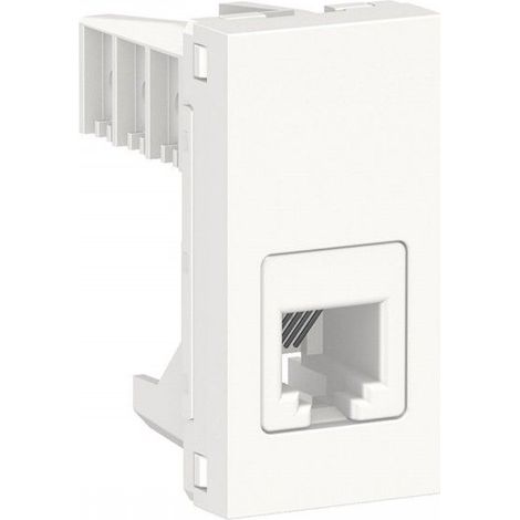Toma teléfono RJ12 1 modulo polar SCHNEIDER NU349118