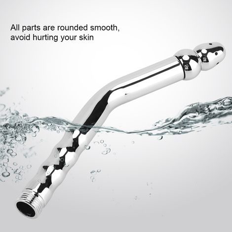 Douche anale incurvée nettoyant vaginal lavage bidet douchette WC avec 2 pommeaux, kit hygiène intime réutilisable