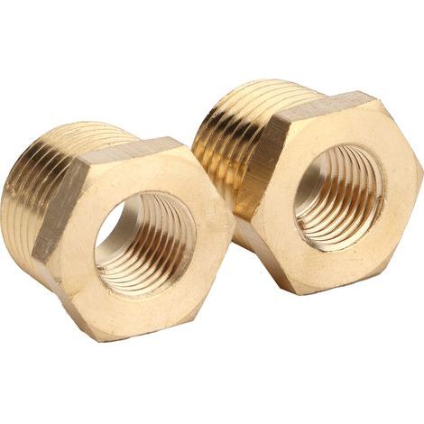 2 Pièces B Bague de Réduction Hexagonale 1/2 NPT M à 1/4 NPT Tuyau de Tube Fem A les Réducteurs d'accessoires de Voiture Sont Largement Utilisés dans la Maintenance Industrielle (1/5)