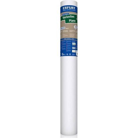 Erfurt Variovlies Plano Superweiss 20 x 0,75 m Glattvlies mit Textilfaser verstärkt (1/4)