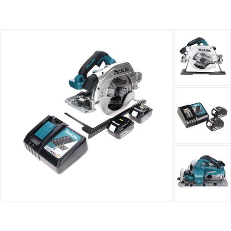 Sega circolare a batteria Makita DHS 900 RT2 36 V (2x 18 V) 235 mm Brushless + 2 batterie da 5,0 Ah + caricabatterie (1/5)