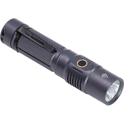 T40 LED-Taschenlampe, 5000 mAh, USB-aufladbar, mehrere Leuchtmodi, wasserdicht, für Camping, Wandern, Outdoor-Aktivitäten, Notfälle zu Hause (mit eingebautem Akku) (A21) (1/5)