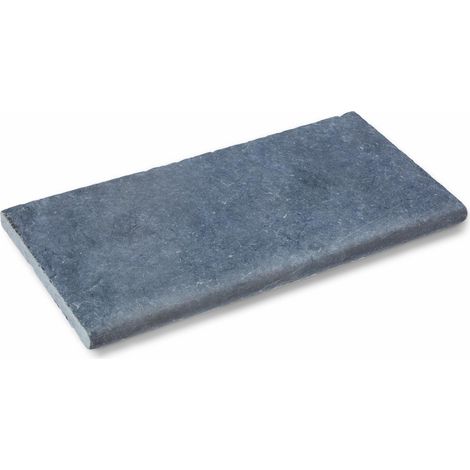 Dessus de marche Pierre Bleue du Vietnam 60x30x3 cm Bord 1/2 Rond (à l'unité) - RO'MA NATURE