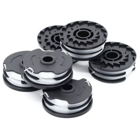 Lot de 6 bobines de fil de rechange pour débroussailleuse sans fil LIDL Parkside PRTA 20-Li A1, B2, C3, PRT 550 A1, A3, PRT 300 A1-2 x 4 m 1,6 mm-- (1/3)