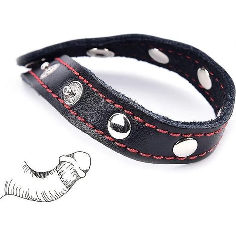 Casque de casque réglable en cuir PU pour accélérer la vitesse (1/5)