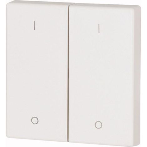 Bascule 2 fois blanc alpin brillant 1/0 000184593 EATON CWIZ 02/47
