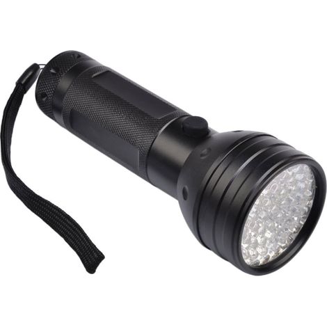 Lampe torche UV à lumière noire, détecteur d'urine d'animaux Vansky 51 LED à lumière noire pour chiens/chats, taches sèches, punaises de lit, compatible avec l'éliminateur d'odeurs pour animaux (1/5)