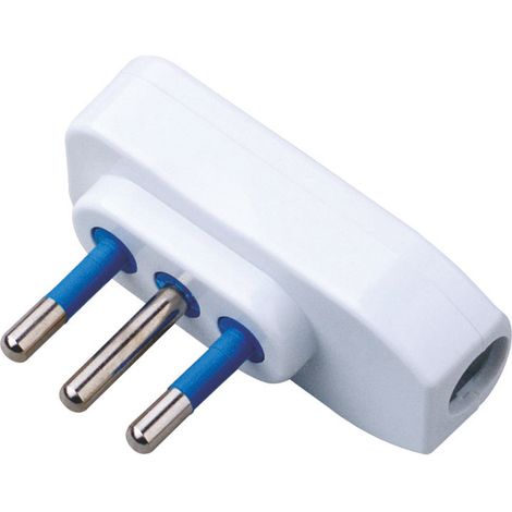 TECHLY Spina ribassata 2P+T 10A Bianco (1/4)