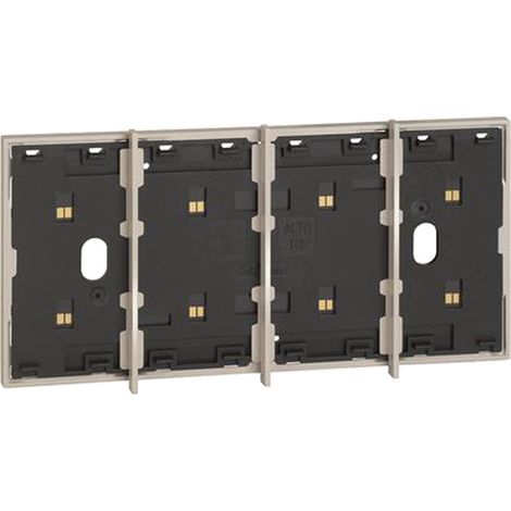 Frame 4 moduli sabbia bticino living now KM8104
