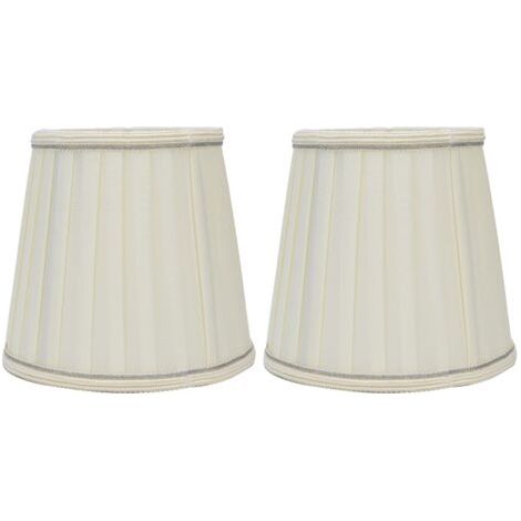 Abat-Jour en Tissu, Abat-Jour Simple Classique légèreté Soyeuse Portable pour Salle d'étude pour Chambre à Coucher pour Hall (1/5)