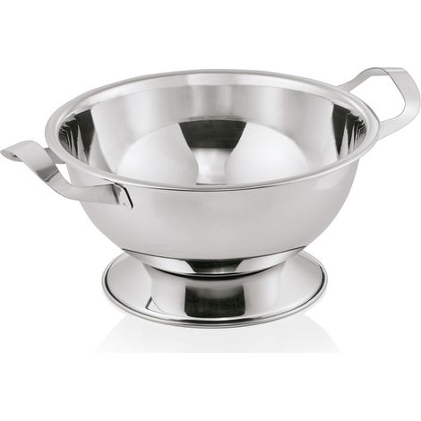 Soupière sur pied Ø 25 cm 3 ltr avec 2 anses latérales inox - Was Germany (1/2)