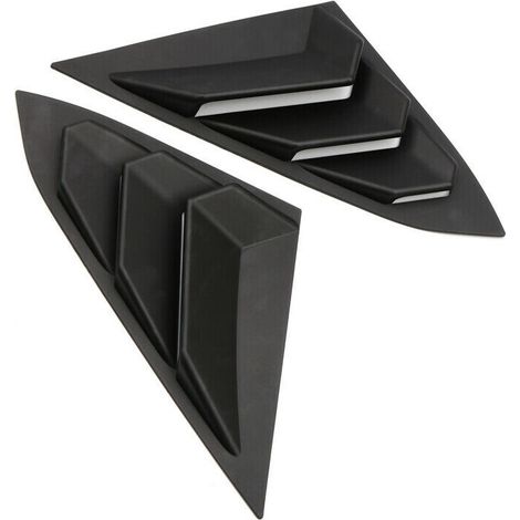 Embellecedor negro mate para la cubierta de la rejilla de la ventana trasera, compatible con los modelos de 2016 a 2019.