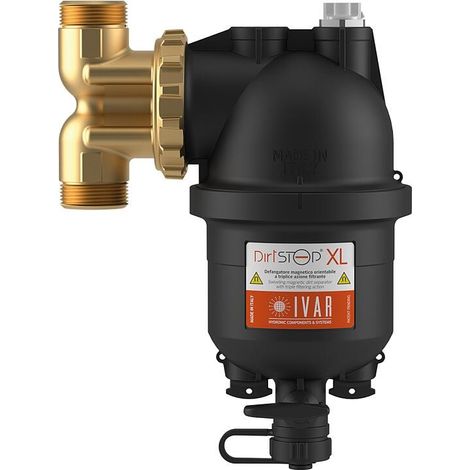 Désemboueur magnétique Dirtstop XL Type BM, DN 32 (1 1/4") mâle, à joint plat