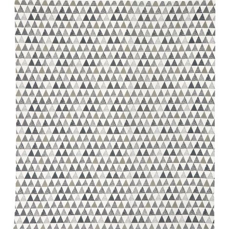 Nappe géométrique en coton et lin, housse de table rectangulaire pour salle à manger, 12 motifs triangulaires, accessoire cuisine (1/5)
