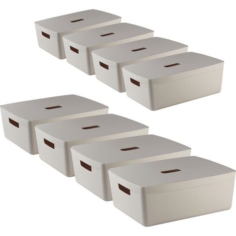 Contenitore IH Flexistore 19L 8 pezzi neutro (1/5)